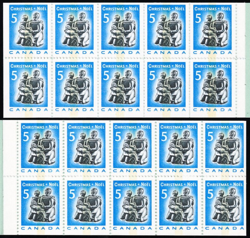 Canada Stamps # BK72 MNH 2 Booklets Scott Value $40.00