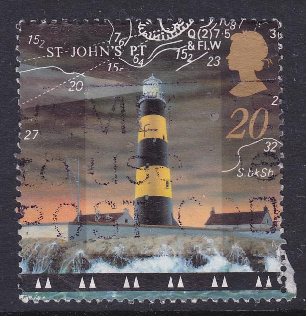 G.Britain 1998 Lighthous St John's Point 20p -Used