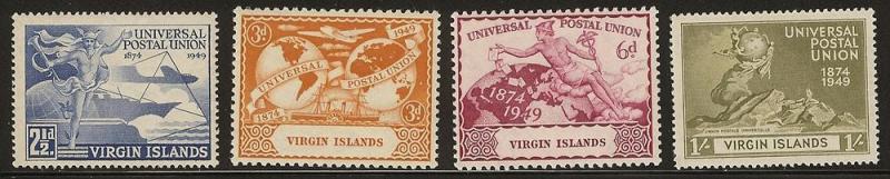 Virgin islands   MNH S.C. 92 - 95