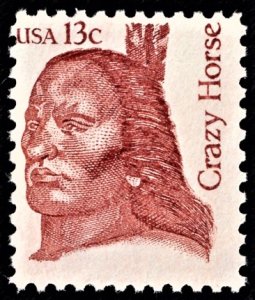 US 1855 MNH VF 13 Cent Crazy Horse American Indian Chief Overall Tagging