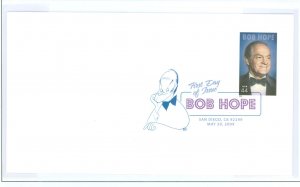 US 4406 Bob Hope; First day of issue cover