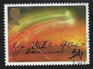 Great Britain #1135 31p Comet & Legend, Maybe Twice In A Lifetime