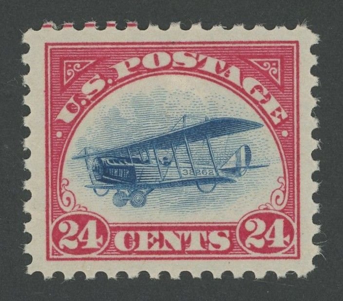 USA C3 - 24 cent Curtiss Jenny Airmail - PSE Graded Cert: XF-Sup 95 Mint OGnh