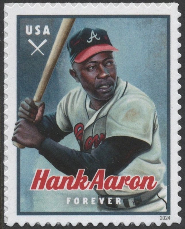 SC#5908 (Forever) Hank Aaron Single (2024) SA