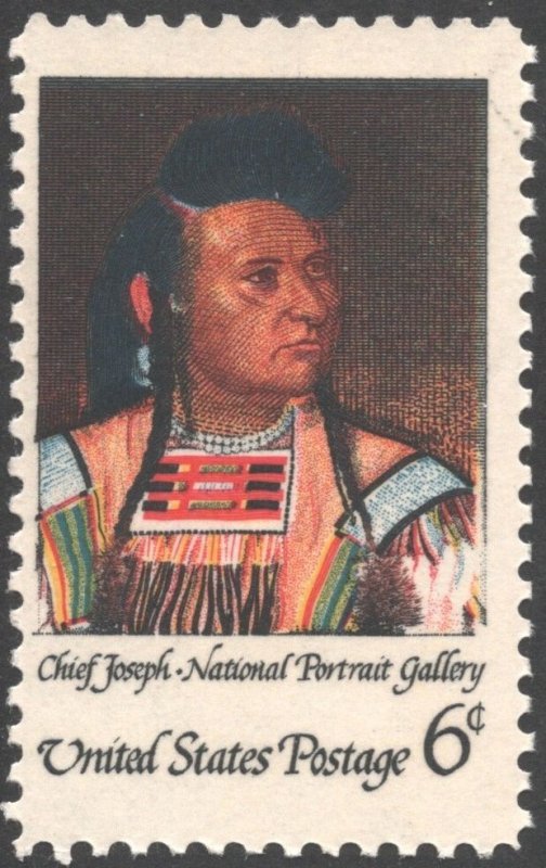 SC#1364 5¢ Chief Joseph Issue (1968) MNH