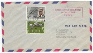 DENMARK 1963 DANISH ONUC COMMAND IN LEOPOLDVILLE CONGO UN PEACE