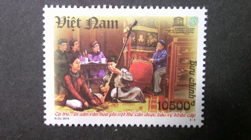 Veit Nam 2014 Music Issue. Scott# 3500-3502 Complete VF-XF MNH Set of 3