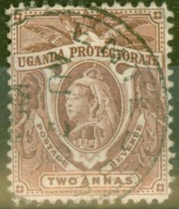 Uganda 1898 2a Red-Brown SG86 Fine Used 