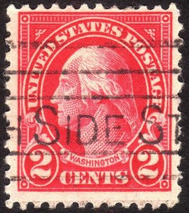 1923, US 2c, George Washington, Used, Sc 554