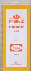 Prinz Scott Stamp Mount 55/265 mm - CLEAR (Pack of 10) (55x265 55mm 55)  STRIP