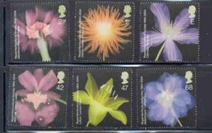 Great Britain Sc 2209-14 2004 Horticultural Society stamp set mint NH