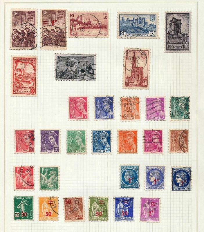 FRANCE Early/Mid Used Collection(Appx 170 Items) (JJ853