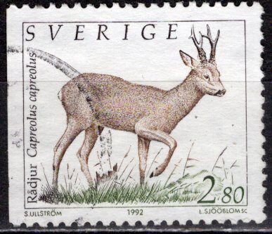 Sweden; 1992: Sc. # 1920: Used Single Stamp