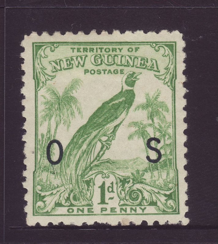 1932 New Guinea 1d Official Mounted Mint SGO42