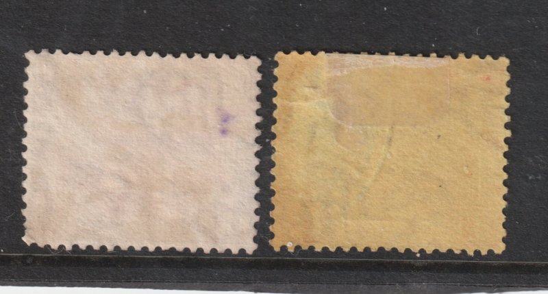 Federated Malay States x 2 used 35c from 1922 set