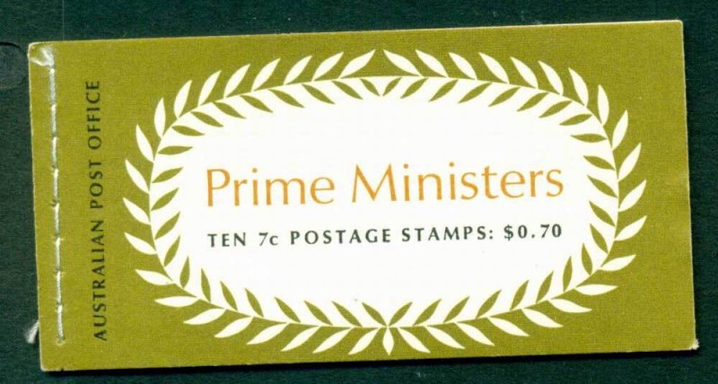 Australia 1972 Prime Ministers B138 Mint Lot25980