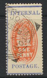 Nyasaland (British Central Africa) BCA SG 57ab Used see scan