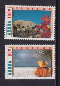 Aruba  #27-28  MNH  1987 tourism