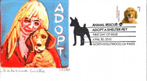 #4455 Animal Rescue - Dog S Curtis FDC