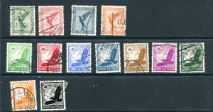 Germany 1934 Mi 529-537 Used 8038