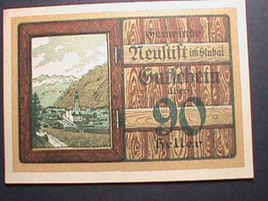 ​GERMANY-1920-NOTGELD- 100 YEARS OLD ANTIQUE CURRENCY #47 MINT-VERY FINE