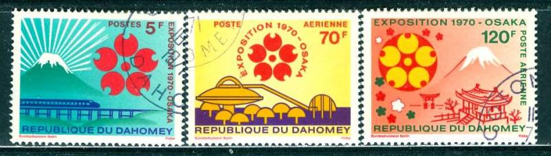 Dahomey; 1970: Sc. # 270, C124-C125; O/Used CTO Cpl Set