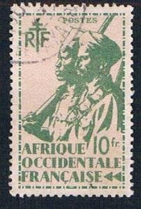 French West Africa 33 Used Colonial Soldier (BP1029)
