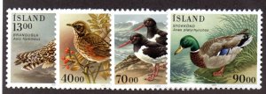 ICELAND 642-5 MNH SCV $10.50 BIN $6.30 BIRDS