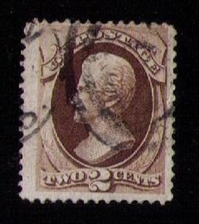 US Sc 157 Used DARKER BROWN F-VF