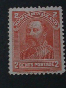 ​NEW FOUND LAND-1898-SC#82-KING EDWARD VII-MLH VF-RARE 127 YEARS OLD LAST ONE