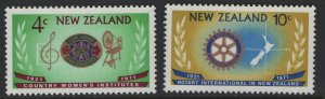 NEW ZEALAND  469-470  MINT HINGED