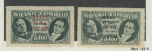 Brazil #C45/C47 Mint (NH) Single