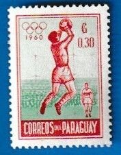 PARAGUAY SCOTT#556 1960 OLYMPICS - MH