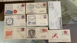 WW2 Cover Collection of 75 Naval Ships at Pearl Harbor on DEC 7 1941 with Better