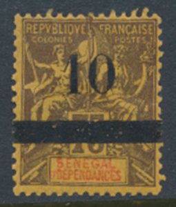 Senegal  SC# 55   MH  surcharged  see details & scans