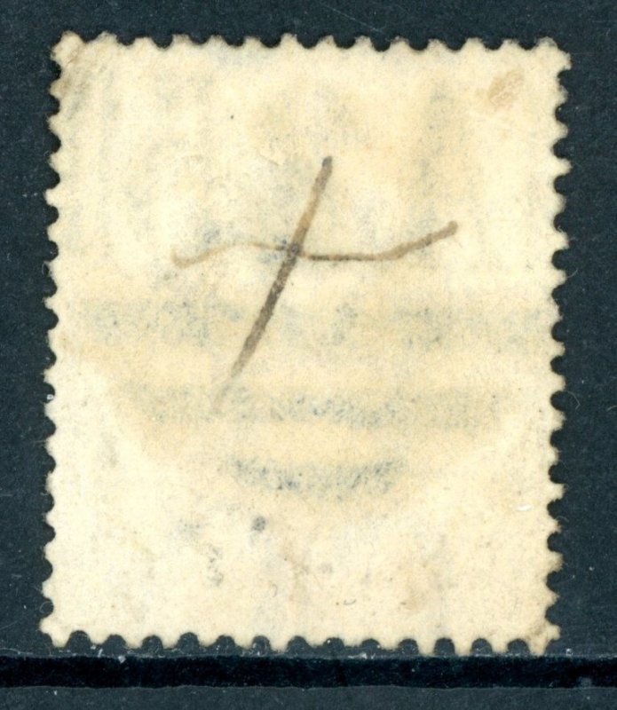 Malta 1875 British QV ½p Orange Orange CCC Scott #3c VFU G976 ⭐⭐⭐⭐⭐⭐