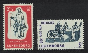 Luxembourg World Refugee Year 2v 1960 MNH SG#668-669