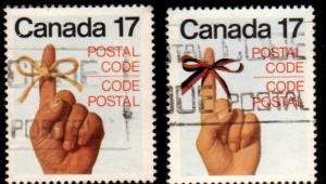 Canada - #815 - 816 Use Postal Code set/2 - Used