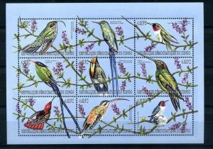 CONGO SHEET MNH BIRDS