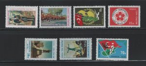 Turkish Republic of Northern Cyprus mnh  sc# 1-7