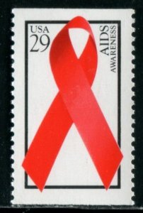 2806a US 29c AIDS Awareness, MNH bklt sgl