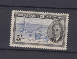 Turks & Caicos Islands 1950 5/- SG232 MNH BP8460