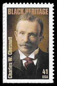 PCBstamps  US #4222 41c Charles W. Chesnutt, Black Heritage, MNH, (19)