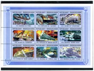 Madagascar 1998 Titanic Sheet Perforated mnh.vf