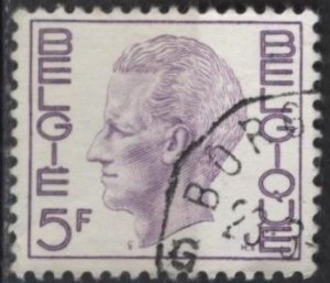 Belgium 756 (used) 5fr King Baudouin, lilac (1972)