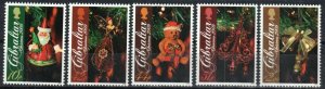 Gibraltar Stamp 1216-1220  - 2009 Christmas-ornaments