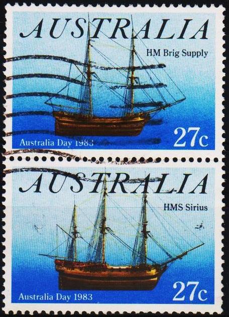 Australia. 1983 27c(Pair) S.G.879/880 Fine Used