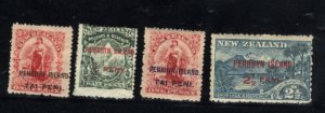 Penrhyn Island #2,5,6,9  Mint 1902 PD