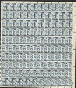 US #1034 Mint Sheet Bunker Hill 