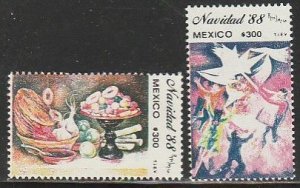 MEXICO 1574-1575, CHRISTMAS SEASON, MINT, NH. VF.